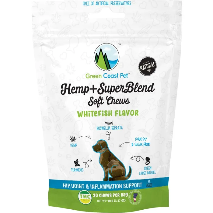 Hemp + Superblend Soft Chews - Whitefish Flavor 3.17-oz