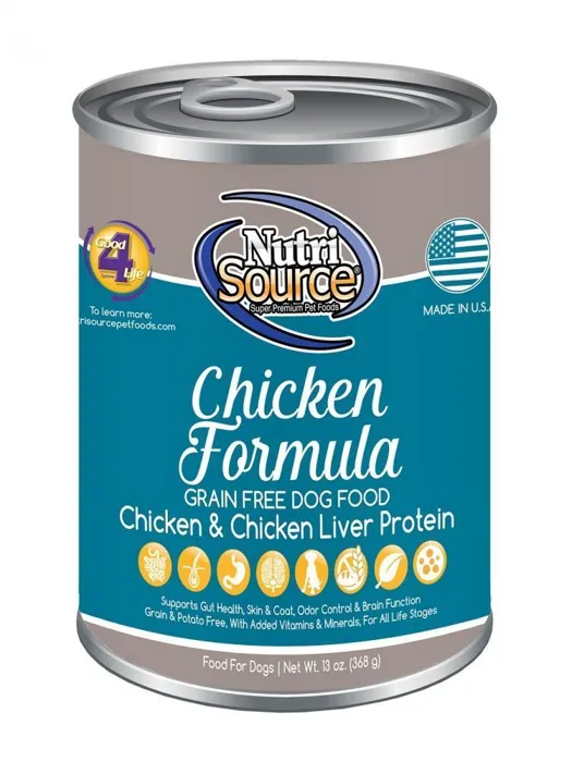 Grain Free Chicken Formula Canned Dog Food 13-Oz