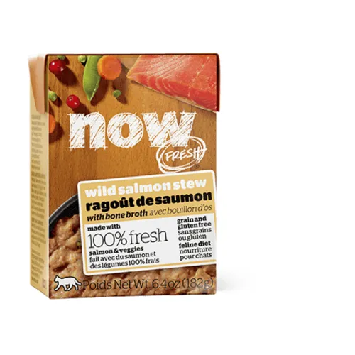 Now! Fresh Gf Slmn Pate W/bone Broth Cat 6.4-oz