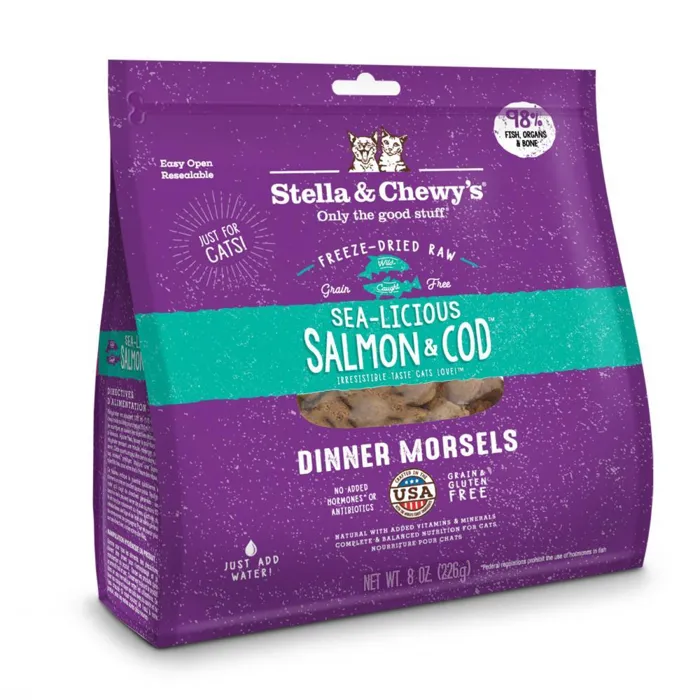 Morsels Sealicious Slmn & Cod Gf Fd Raw Cat 3.5-oz