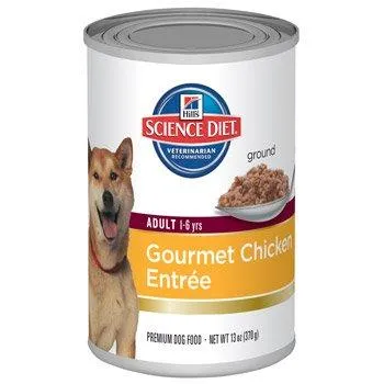 Adult Gourmet Chicken Entr̩E Canned Dog Food 13-Oz