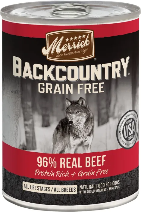 Backcountry Grain-free 96% Real Beef Recipe Canned Dog Food 12.7-oz
