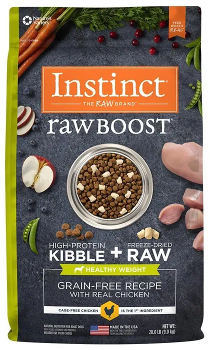 Instinct Raw Boost Wt Adlt Gf W/real Chkn Nat 4-lb