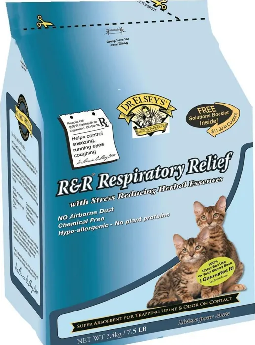 Precious Cat Respiratory Relief Silica Gel Cat Litter 7.5-Lb