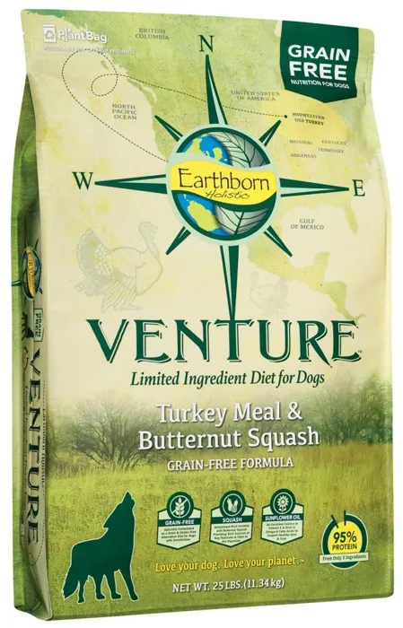 Venture Grain Free Turkey Meal & Butternut Squash Dry Dog Food 4-lb