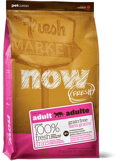 Now! Fresh Grain Free Adult Dry Cat Food 4-lb