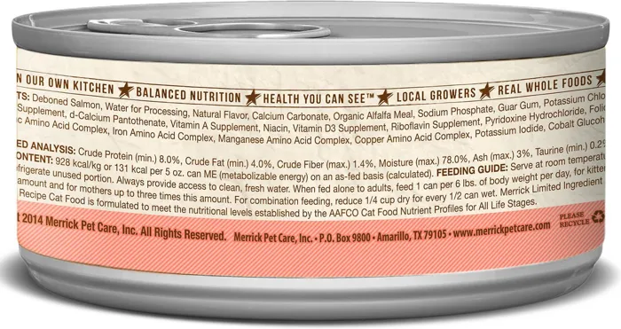 Limited Ingredient Diet Grain-Free Real Salmon Pate Recipe Canned Cat Food 5.5-Oz