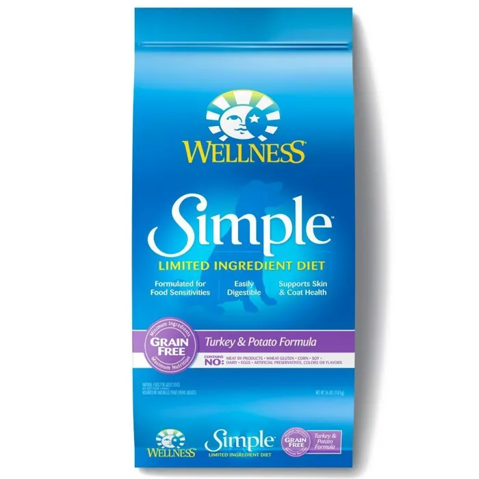 Simple Grain Free Natural Limited Ingredient Diet Turkey & Potato Recipe Dry Dog Food 26-Lb