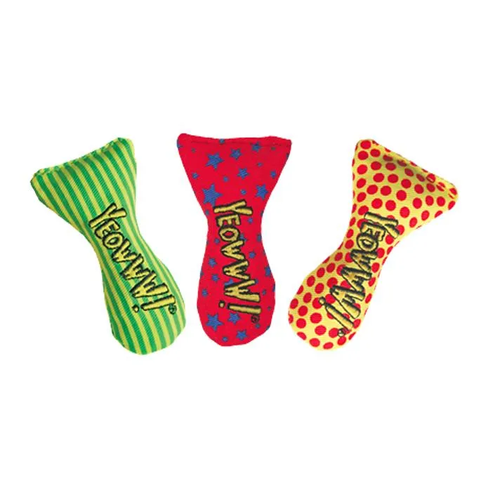 "Stinkies" Sardine Catnip Toys, Assorted 1 Sardine (Colors Vary)