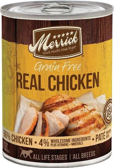 Grain-free Real Chicken Canned Dog Food, 12.7-oz 13.2-oz