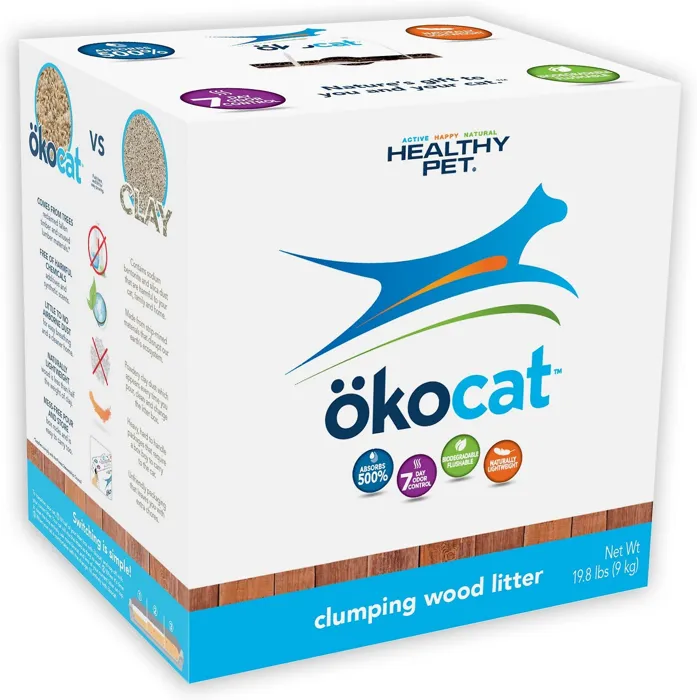 Natural Wood Clumping Cat Litter 13.2-Lb
