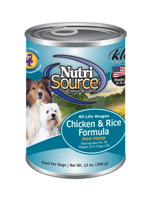 Adult Chicken & Rice Canned Dog Food 13-Oz