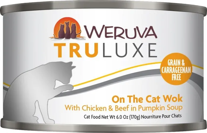 Truluxe On The Cat Wok With Chicken & Beef In Pumpkin Soup Canned Cat Food 3-Oz
