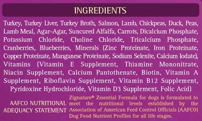 Limited Ingredient Zssential Formula Canned Dog Food 13-oz
