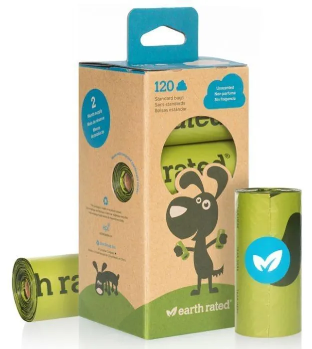 Unscented Dog Waste Bags, 8 Refill Rolls 120-Count Poop Bags Unscented; 8 Refill Rolls, 120-Count