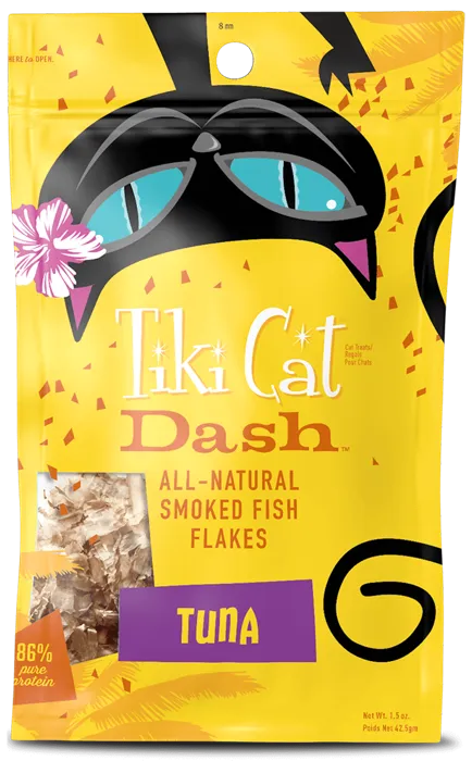 Tiki Cat Dash Tuna Flakes Grain-Free Cat Food Topper 1.5-Oz