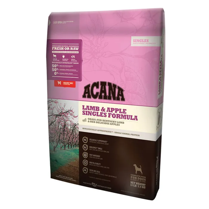 Acana Singles Limited Ingredient Diet Lamb & Apple Formula Dry Dog Food 13-lb