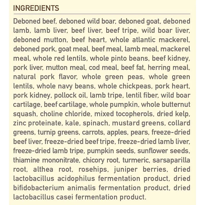 Dry Cat Food, Regional Red, Biologically Appropriate & Grain Free 4-lb