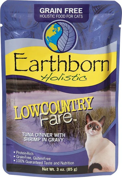 Lowcountry Fare Tuna Dinner With Shrimp In Gravy Grain-Free Cat Food Pouch 3-Oz