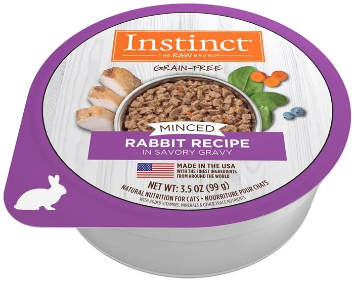 Instinct Adlt Gf Minced Rbt Nat Cups 3.5-oz