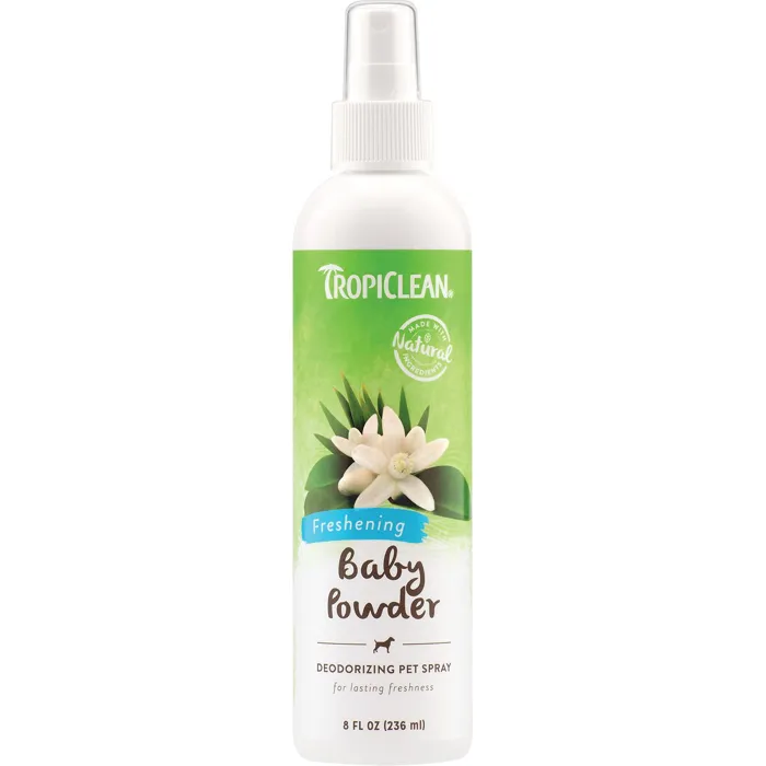 Deodorizing Baby Powder Scent Dog & Cat Cologne Spray 8-Oz