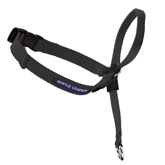 Gentle Leader Headcollar, No-pull Dog Collar Medium Black