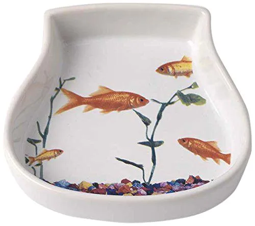 Petrageous In The Tank Fish Bowl Saucer Bowl 4.5"