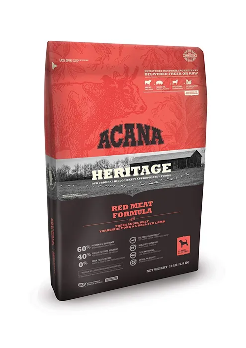 Heritage Dry Dog Food, Red Meat, Grain Free 13-lb