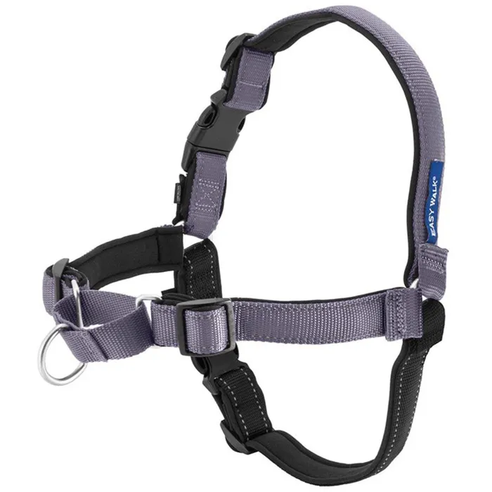 Deluxe Easy Walk No Pull Harness Medium Steel