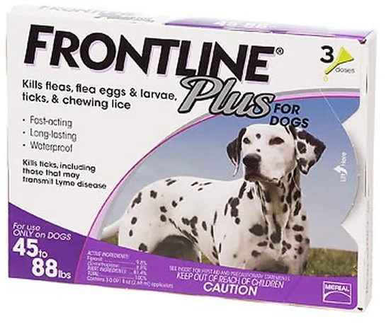 Plus For Large Dogs 45-88-Lbs - 3 Month