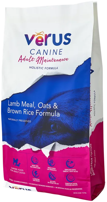 Adult Maintenance, Lamb, Oats & Brown Rice Formula 12-Lb