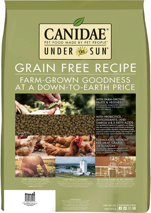 Under The Sun Grain-free Chicken Recipe Puppy Dry Dog Food 5-lb