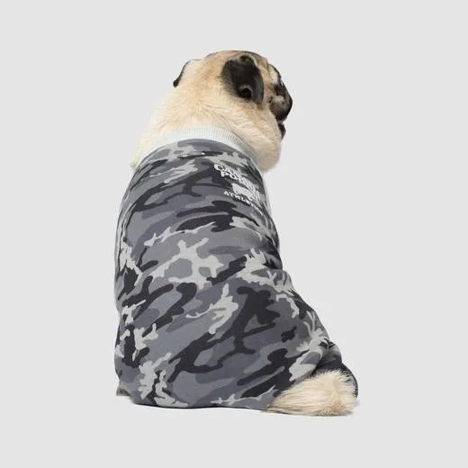 Frosty Fleece Sweatsuit In Black Camo 18"