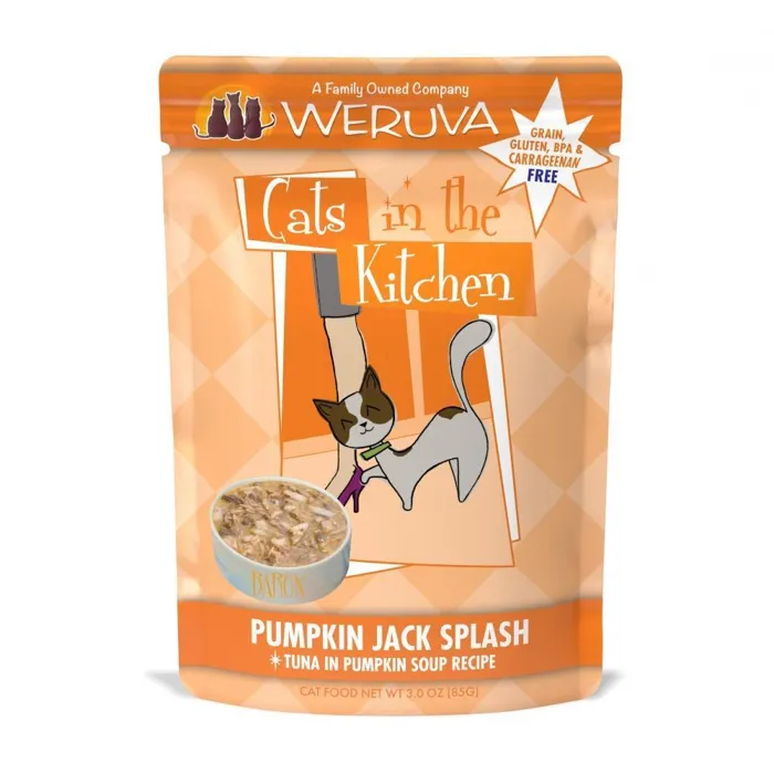 Citk Pumpkin Jack Splash Pouches Wet Cat Food 3-oz