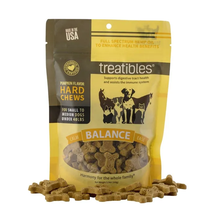 Balance (Pumpkin Flavor) Hard Chews – Canine Small Dog - 75-Ct