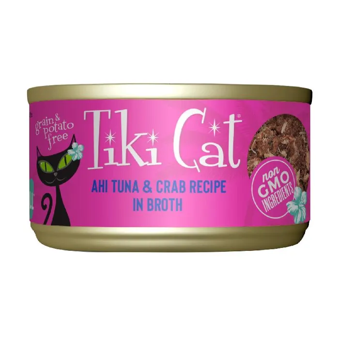 Hana Grill Ahi Tuna With Crab Can Cat Food - 2.8-o