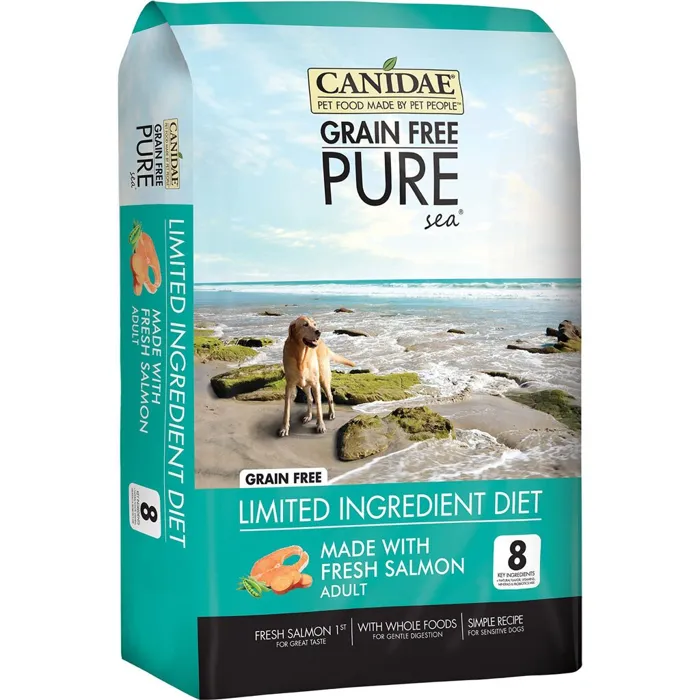 Grain-free Pure Real Salmon & Sweet Potato Recipe Dry Dog Food 24-lb