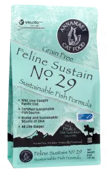Grain Free Feline Sustain No. 29 Sustainable Fish Recipe Dry Cat Food 4-Lb