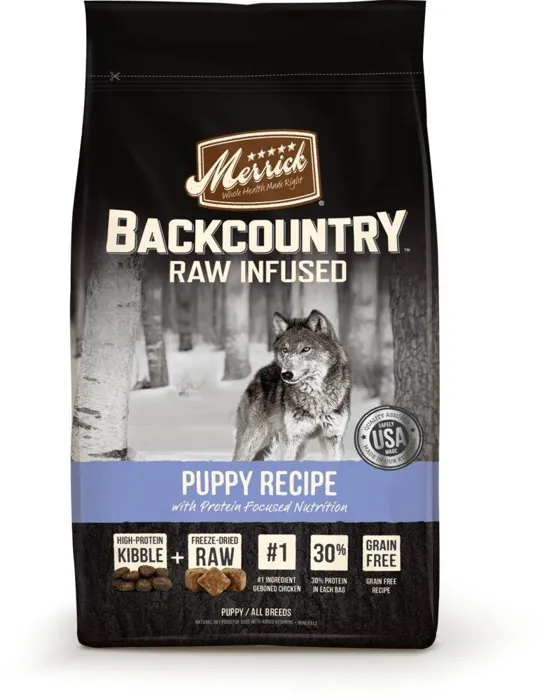 Backcountry Raw Infused Grain Free Puppy Recipe Dry Dog Food 12-Lb