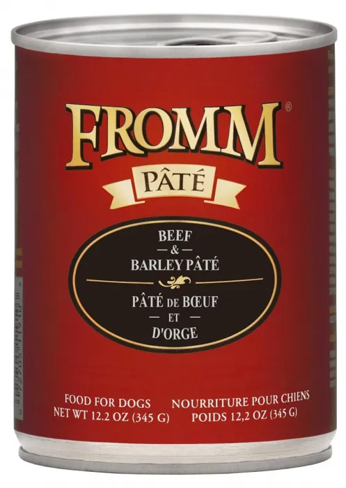 Gold Beef & Barley Pate Canned Dog Food 12-oz