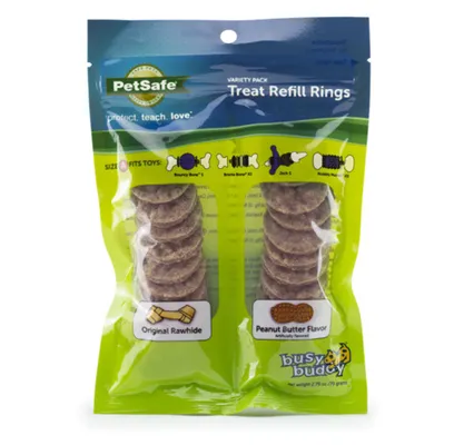 Busy Buddy Dog Treat Ring Variety Pack, Sm