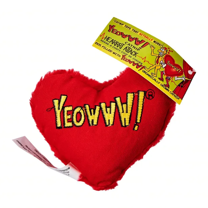 Hearrrt Attack Catnip Toy 4"