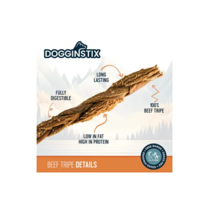 Dns Braided Beef Tripe 6in30ct
