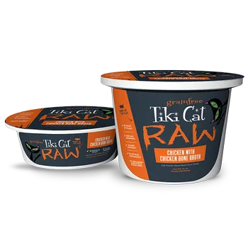 Tiki Cat Raw Chicken With Chicken Bone Broth 8-oz