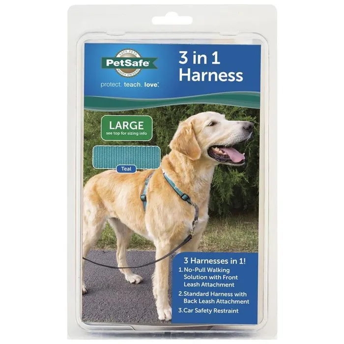 3 In 1 Harness Large Teal Large