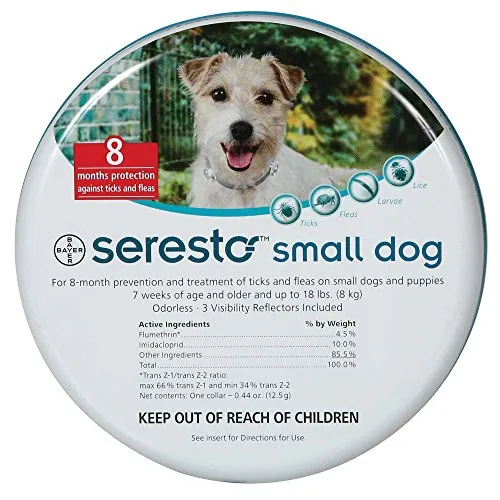 Seresto Flea & Tick Collar For Dogs Small Dogs - Up To 18-Lbs
