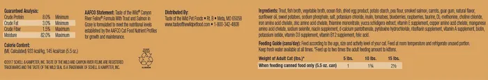 Canyon River Grain-free Canned Cat Food 5.5-oz