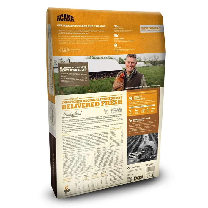 Acana Regionals Meadowland Dry Cat Food 12-lb