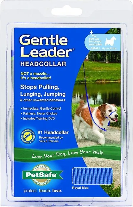 Gentle Leader Headcollar, No-pull Dog Collar Small Royal Blue