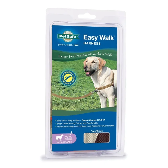 Easy Walk Harness, No Pull Dog Harness Med / Large Fawn